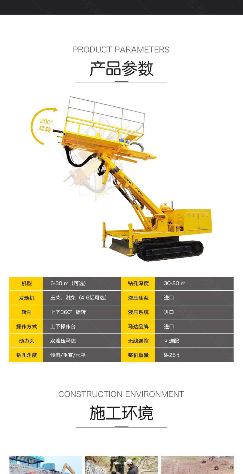 HR系列-8-20护坡锚固钻机-综合-宏润机械_06